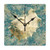 godblessign Conch Wall Clock Beach Square Clocks Welcome to Our Beach Home 12 Inch Large Wall Clocks Battery Operated Non-Ticking Rustic Cabin Wall Home Decor Living Room Bedroom Office Decor