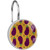 Shower Curtain Hooks Round Crystal Glass, Set of 12 Shower Curtain Rings - Shower Hooks for Curtain Shower Rings - Purple Eggplant Vegetable Pattern