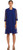 R & M Richards Shift Dress Embellished Neckline, Royal, 6