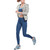 Reebok Women's Standard Workout Ready Leggings, Batik Blue, Small