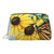 Spring Butterfly Flowers Printed Makeup Bag Travel Makeup Organizer Cosmetic Brush Bags Case Leather Makeup Case Zipper Pouch Toiletry Bag For Women