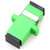 50PCS Fiber Coupler Simplex SC-APC Singlemode Simplex Fiber Optic Adapter Plastic SC Flange Coupler