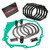 BIGLKNM Clutch Kit Friction Plates & Gasket Compatible for Honda Recon 250 TRX250 TRX250TE TRX250TM TRX250X Sportrax 250 TRX250EX 1997-2021