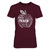 FanPrint Texas A&M Aggies T-Shirt - Teacher - Teaching Quotes Inside Apple - If13-Ic13-Ds27 - Premium Women's Tee/Maroon/L