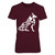 FanPrint Texas A&M Aggies T-Shirt - Inside The Mascot - Premium Women's Tee/Maroon/M