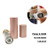 Refillable Perfume Bottle Atomizer for Travel, Yeejok Portable Easy Refillable Perfume Spray Pump Bottle for Men and Women with 5ml Pocket Size-Rose Gold