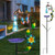Solar Garden Lights Outdoor Decorative - Butterfly Waterdrop Solar Stake Lights Solar Pathway Lights for Garden, Lawn, Patio, Yard Decorative