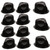 Holibanna 10pcs Hat Holder Storage Shelves Plastic Clothing Racks for Home Plastic Display Stands Hat Rack Stand Baseball Hat Rack Cowboy Hat Support Holder Shop Hat Storage Rack Wig Holder