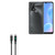 BoxWave Cable Compatible with Blackview A50 - PowerDisplay PD Cable (6ft) - USB-C to USB-C (100W), LED Display 6 Foot PD Braided Nylon Cable - Jet Black