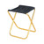 Portable Folding Camping Chair Camping Stool Folding Small Chair Portable Camp Stool Mini Foldable Stool Fishing Stool for Adults Fishing Hiking Gardening and Beach (Color : Gold, Size : 25X21X29CM