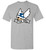 Absurd Ink Blue Shell Mario Kart - T-Shirt (as1, Alpha, m, Regular, Regular, Sports Grey)