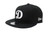 New Era 950 Los Angeles Dodgers Basic D Logo Snapback Hat (BK/WH) Men's Cap