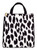 Kate Spade New York Cute Lunch Bag for Women, Large Capacity Lunch Tote, Adult Lunch Box with Silver Thermal Insulated Interior Lining and Storage Pocket (Modern Leopard)