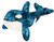 First & Main 10" Floppy Under the Sea Orca Whale Basic Plush Toys