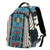 MFTJYO Indian Aztec Boho Backpack Girls Boys School Book Bag Bohemian Tribal Blue Elementary Schoolbag Kids Bookbag College Travel Laptop Daypack Casual Rucksack with Reflective Strip