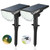 UTEBIT Solar Outdoor Lights, IP65 Waterproof Solar Spotlights, 28 LED Solar Powered Spot Solar Light for Garden Yard, 2200mAh Wall Lights for Outside Landscape 4 Lighting Modes, 2 Pack