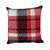 Creative Co-Op 20" Square Brushed Cotton Flannel Pillow, Multi Color Plaid