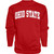 Blue 84 Men's Ohio State Buckeyes Arching Team Color Crewneck Sweatshirt, Ohio State Buckeyes Red, Medium