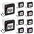 PENGLIN 10Pack RJ45 Socket D-Type CAT6 Panel Mount Connector, Industrial RJ45 Pass Through Ethernet Coupler, CAT6/CAT5 Female to Female LAN Network Extension Interface Adapter