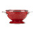 Golden Rabbit Enamelware - Solid Red Pattern - 1qt Petite Colander