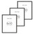 Haus and Hues 8"x10" Black Oak Wood Frames Set of 3 - 3 8x10 Poster Frame For Three 8x10 Wooden Frame For Poster Frame Natural Wood Frame Thin Frames 8x10 Picture Frame Wood Oak Photo Frames 8x10 Frames Set of 3