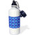 3dRose Seamless abstract diagonal square pattern background design - Water Bottles (wb-373736-1)