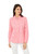 Foxcroft Women's AVA Long Sleeve Garden Party Blouse, Coral Sunset