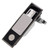 KmoNo Compression Latch Lock Trigger Latch Lock Zinc Alloy Adjustable Lever Hand Operated Compression Latch Flush Silvers 1Pcs (Color : B and S)