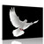 Canvas Wall Art Framed Wall Decor Abstract Flying White Dove Painting Modern Wall Art Bird Picture Artwork for Walls Ready to Hang for Bedroom Living Room Bathroom Decoration 12x18inch
