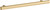 Kohler K-25499-2MB Purist Drawer Pull, Vibrant Brushed Moderne Brass