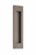 Emtek 220307US15A Emtek 220307 Modern Rectangular 7 Inch Tall Rectangular Flush Door Pull