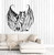 Vinyl Wall Decal Wolf with Wings Angel Dog Pet Stickers Large Decor (3259ig) Black Vinyl Wall Decal Wolf with Wings Angel Dog Pet Stickers Large Decor (3259ig) Black
