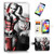 ( For Samsung S5 , Galaxy S5 ) Flip Wallet Case Cover & Screen Protector Bundle! A8600 Harley Quinn