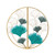 Adeco Metal Wall Decor, Teal Blue Ginkgo Leaves Wall Art, 3D Round Ginkgo Wall Sculpture Metal Art for Living Room, Dining Room, Bathroom Adeco Metal Wall Decor, Teal Blue Ginkgo Leaves Wall Art, 3D Round Ginkgo Wall Sculpture Metal Art for Living Room, Dining Room, Bathroom