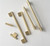 AHAFEI Gold Knurled Textured Simple Kitchen Cabinet Knobs and Handles Drawer Pulls Bedroom Knobs Brass Cabinet Hardware 1Pcs (Color : C-3310-16)