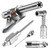 OKYOUK Minimum Grease Gun Coupler (Only 0.53 "), High Pressure Coupler Quick Release Grease Tips,Quick Connect Greasing Accessory Kit.Reach Any Grease Fitting