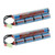 Tenergy 2 Pack 9.6V NiMH 1600mAh Rechargeable Butterfly Battery Pack with Mini Tamiya Connector for Airsoft AEG