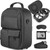 FOREGOER Carrying Case for Oculus Quest 2, Hard Travel Storage Case Compatible with Meta Oculus Quest 2 Headset, Quest Pro and Accessories, VR All-in-One Gaming Headset-Black