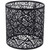 E27 Hollow Light Cover, Modern Lamp Shade, Replacement Metal Lampshade for Table Lamps and Floor Light, Black2