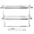 Bathroom Shelf 3Tier Wall Multifunctional Layer Rack Mounting Rack Utility Storage Organizer Towel Shelves with Towel Bars for Toilet Kitchen Living Room,Rack
