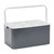 Creative Co-Op Farmhouse Metal Storage Caddy with 6 Compartments and Handle, Distressed Grey and White