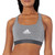 adidas Women's Powerreact Training Support Bra, Dark Grey Heather, Medium DD