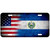 Aluminum License Plate - Flag of El Salvador (Salvadorian) - Rustic/USA Aluminum License Plate - Flag of El Salvador (Salvadorian) - Rustic/USA