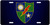 Premium Aluminum License Plate - U.S. Army 75th Ranger Regiment (Airborne), Dist Unit