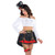 Amscan (AMSDD) Pirate Off The Shoulder Top- Standard Size | White | 1 Pc., One Size, 844228