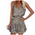 bwgrytuy Women's Sundress Rouching Casual Camisole V Neck Ruffle Sleeveless Short Beach Dress Cami Summer Leopard Dress