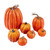 ECYC 7 Pcs Artificial Pumpkin, Fake Pumpkins Realistic Simulation Foam Pumpkins for Halloween Party Fall Autumn Thanksgiving Decoration