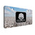 Cotton License Plate Brushed Aluminum Composite Seal of Cotton Car Tag - Beautiful High Resolution Cotton Field Perfect for Any Farmer