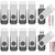 AGECASH USB Storage Flash Drive Bulk 10 Pack 1GB, USB 2.0 Thumb Drive Pendrive, USB Flash Memory Stick Jump Drive Zip Drive USB Key with 10PCS Lanyard, USB Flashdrive for School, Office, Home (White)