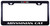 Printtoo Black I Love Abyssinian Cat Waterproof Vinyl Cut License Plate Frame Stainless Steel Frame-12 x 6 Inches